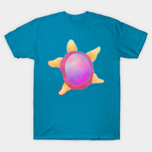 Pride Flag Space Turtle Pansexual Flag T-Shirt